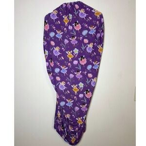 Little Sleepies Garden Fairy Bamboo Viscose Crib Sheet Purple Lunaluxe Fitted